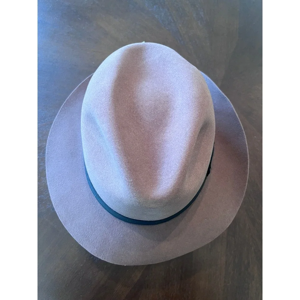 Country Gentleman Fedora Mens Medium Brown Excellent Dynafelt Wool Vintage Hat